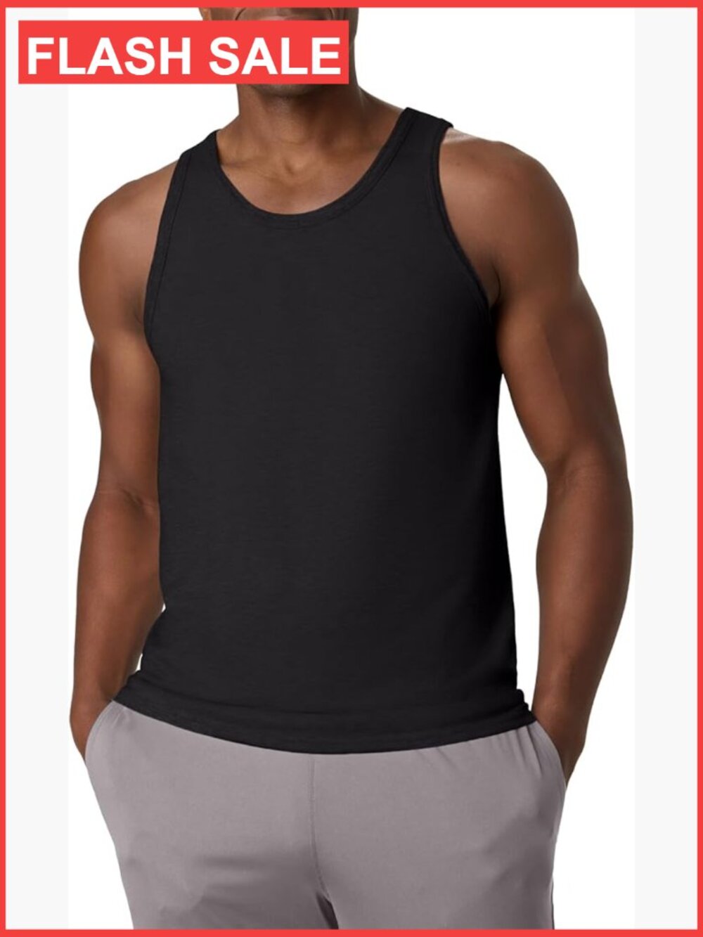 Men's Cooling Performance Tank 2-Pack Moisture Wicking X-Temp Sleeveless Active
